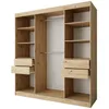 BEAUTYSOFA | Kleiderschrank MARIO II 200 cm Eiche Artisan – Produktbild-Vorschau 3