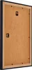 The back of a black picture frame with a brown backing board. Produktbild-Vorschau