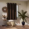 Vorhang Blackout mit Ösen Aufhängung-140x175cm (B x H)Braun Produktbild-Vorschau 4