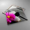 Bild auf Leinwand - Leinwandbild - Stein Blume Produktbild-Vorschau 2