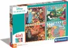 Supercolor 4 in 1 - Disney Classics (4 Puzzle (12-24 Produktbild-Vorschau 1