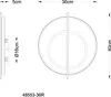 Globo Lighting Deckenleuchte Metall goldfarben, LED Produktbild-Vorschau 7