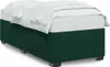 vidaXL Bettgestell ohne Matratze Dunkelgrün 80x200 cm Samt Produktbild-Vorschau 1