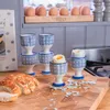 Nicola Spring 6 Stück Hand Printed Eierbecher Set - Produktbild-Vorschau 2