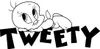 Spreadshirt Looney Tunes Tweety Ausmalmotiv Sticker Produktbild-Vorschau 2