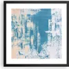Gerahmtes Poster - Schwarzer Rahmen - Blau Farben Produktbild-Vorschau 1