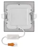 LED podhledové svítidlo NEXXO stříbrné, 12 x 12 cm, 7 W, teplá/neutrální bílá Podgląd zdjęcia produktu
