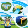 COSTWAY Hüpfburg mit Trocken-/Wasserrutsche, Bouncy Castle Produktbild-Vorschau 7