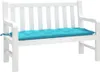 vidaXL Gartenbank-Auflage Türkis 120x50x7 cm Stoff Produktbild-Vorschau 3