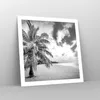 Poster - Poster ohne Rahmen - Monochrom Strand Wolken - Produktbild-Vorschau 7