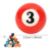 16 SZTUK 32 MM Ekologiczna żywica Mini dziecięca kula Podgląd zdjęcia produktu 5