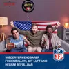 NFL San Francisco Folienballon rund 45cm Football Party Fan Produktbild-Vorschau 3