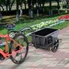 Prívesný vozík za bicykel, TERY. 90l, 61x153x90cm, čierny Náhľad obrázku produktu 9