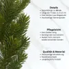 Weihnachtsdeko Tannenzweig Grün 50 cm - Kunststoff Produktbild-Vorschau 3
