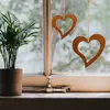 Rostikal 2er Rost Deko Set Herz Hängedeko Fenster Produktbild-Vorschau 5
