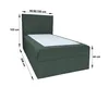 Bett, Boxspringbett, Continentalbett BERG POSO MINI mit Produktbild-Vorschau 3