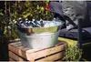 SIENA GARDEN Zinkwanne, silber, Ø 48 x 21 cm Produktbild-Vorschau 2