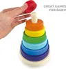Ulanik Stapelring Montessori Spielzeug Holzstapelringe Produktbild-Vorschau 4