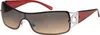 Gil Damen Monoscheiben Sonnenbrille Dunkel Braun Produktbild-Vorschau 3