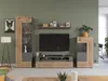 Standschrank Kommode Freno | grau matt /  Nox Oak | ohne Produktbild-Vorschau 5