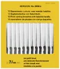 Bergeon 3008 Set van 12 Precisie Snijboortjes met PVC Productafbeelding-voorbeeld 3