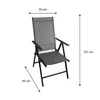 CHILLROI Klappsessel Aluminium 2er Set Gartenstuhl klappbar Produktbild-Vorschau 2