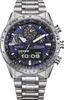 Citizen JV2000-51L Eco-Drive Promaster Sky Herren Flieger-Uhr Blau 1 Podgląd zdjęcia produktu