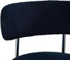 Set aus 2 NOVA Polsterstühlen in nachtblauem Bouclé-Stoff Produktbild-Vorschau 10