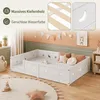INONEFT Bodembed 140x200 cm met valbeveiliging, kinderbed Productafbeelding-voorbeeld 4