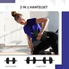 SPORTNOW 2-in-1 Hantel Set, 15 kg verstellbar Dumbbell Set Produktbild-Vorschau 4