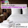 EllaTex Hotelbettwäsche 135x200 + 80x80 cm 100% Baumwolle Produktbild-Vorschau 2