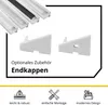 A20 LED Aluprofil Weiss Eckprofil 30° 1m opal Produktbild-Vorschau 5