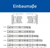 YALION® 4 Paar Schubladenschienen 500 mm – Teilauszug Produktbild-Vorschau 7