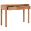 vidaXL Konsolentisch 110x35x75 cm Massivholz Teak Produktbild-Vorschau 2