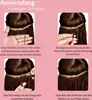 hair2heart Microring Extensions Echthaar glatt 2/0 Schwarz Produktbild-Vorschau 4