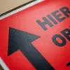 50 Hinweisetiketten "Hier oben - this side up" Produktbild-Vorschau 5