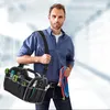 Relaxdays Werkzeugtasche, leer, Schultergurt & Tragegriff, Produktbild-Vorschau 3