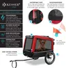 KESSER® Hundeanhänger Boxer 3-in-1 Hundebuggy & Jogger Produktbild-Vorschau 3