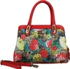 Laura Vita Damen Henkeltasche Umhängetasche Blumen Muster Produktbild-Vorschau 4