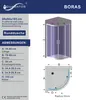 Runddusche Duschkabine 80x80cm Viertelkreis Duschabtrennung Produktbild-Vorschau 5
