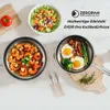 ZEROPAN Edelstahl Bratpfanne Antihaft Pfanne mit Deckel Produktbild-Vorschau 7