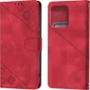Hülle für Motorola Edge+ 2023 Prägung Flip Leder Produktbild-Vorschau 1
