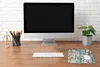 MuchoWow® Mauspad Mousepad Muster - Linie - Weiß 30x30 cm - Produktbild-Vorschau 5