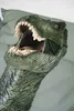 SNURK Bio-Baumwoll-Bettwäsche-Garnitur Dino Jurassic Green Produktbild-Vorschau 4
