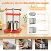 YARDIN 3L Edelstahl Obstpresse Mostpresse Manuelle Produktbild-Vorschau 5