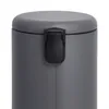 SVITA T30 Mülleimer grau 30 Liter Abfalleimer Müllbehälter Produktbild-Vorschau 3