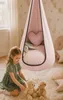 Hängesessel Kinder Kokon Velvet PINK – Schaukelstuhl Produktbild-Vorschau 2