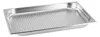 A single, perforated stainless steel food pan. Produktbild-Vorschau