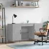 vidaXL Schreibtisch Betongrau 140x50x75 cm Holzwerkstoff Produktbild-Vorschau 2