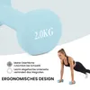 CALIYO, ensemble de 2 haltères en néoprène, 2 x 2 kg, Voir les images du produit 3